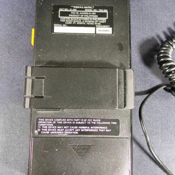 Vintage Realistic Voice-Operated Two-Way TRC-504 (21-404) Communication System T - Picture 8 of 9